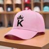 1pc Unisex Retro Sporty Letter K Cap Lightweight Machine Washable For Festivals Skateboarding Daily Wear