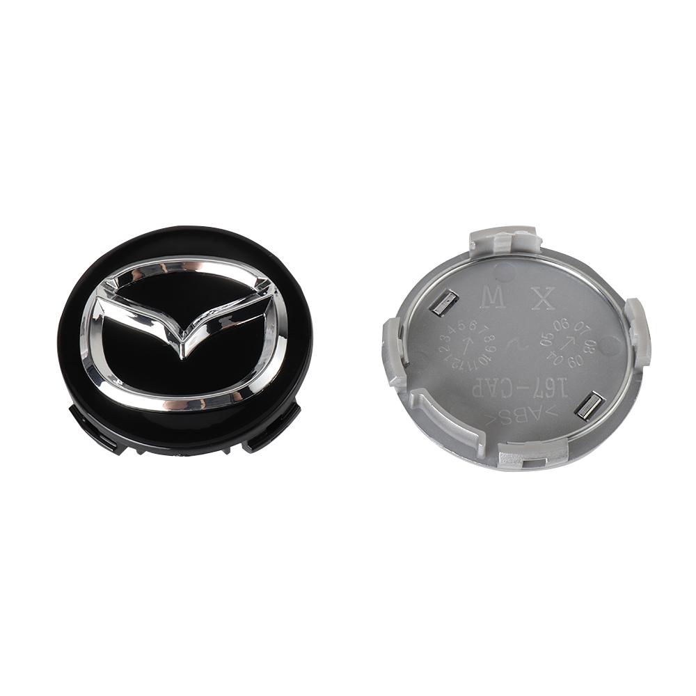 4pcs 56mm Car Hub Cap Wheel Center Emblem Cap for Mazda CX-9 MS Demio MPS Miata RX-7 RX-8 626 BM BL BK GH Skyactiv 323 626 CX-3