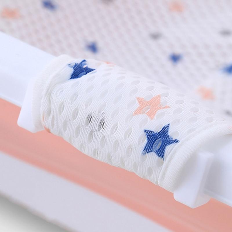 Gentle Baby Bath Support Shower Pad with Thickened Pillow Part for Head Neck and Back Stability During Bathing
