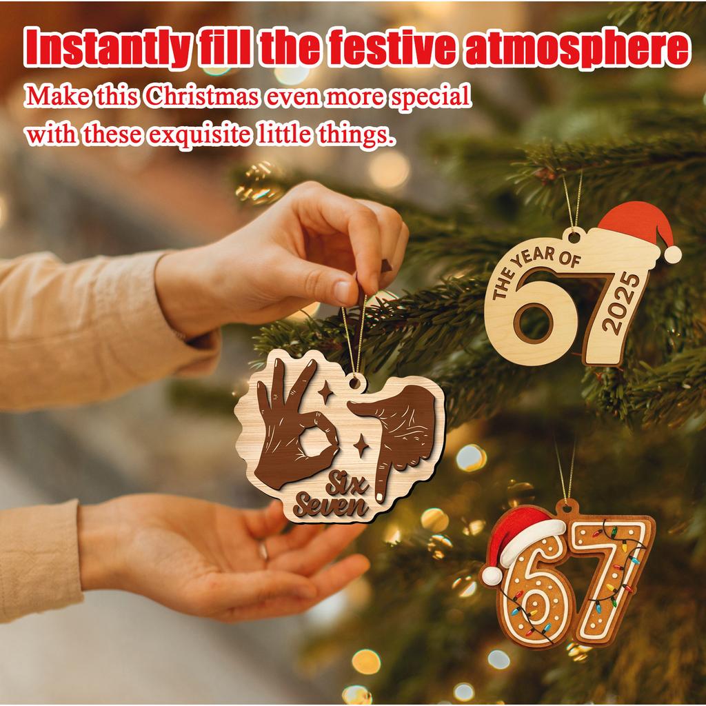 2D Weihnachtsbaum Anhänger, Acryl Anhänger, Weihnachts-Heimdekoration