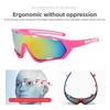 New colorful bicycle riding glasses women's sunglasses European and American outdoor sports sunglasses men's