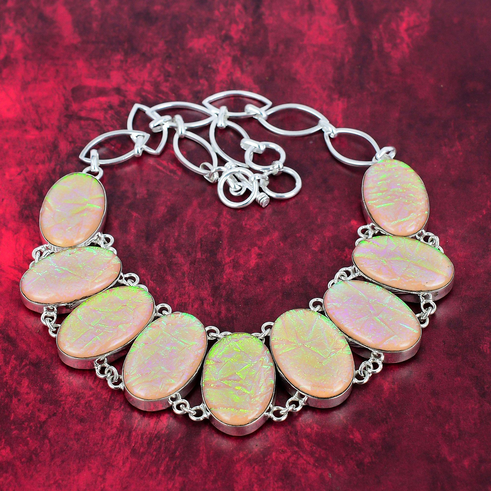 

Ожерелье из оранжевого австралийского тройного опала, ювелирные изделия из драгоценных камней, ожерелье из стерлингового серебра 925 пробы, регулируемая цепочка ручной работы, ювелирные изделия из ожерелья Adjustable with 18 inches оранжевый