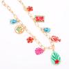 Fashion Exquisite Creative Dripping Animal Geometric Flower Pendant Necklace Casual Summer Vacation Style Women's Models