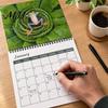 Süßer Frosch Fotografie Kalender Lustige Frösche 2027 Wandkalender, 12 Monate Humorvoll Zum Aufhängen für Zuhause Büro, Jan. - Dez. Tierplaner Natur