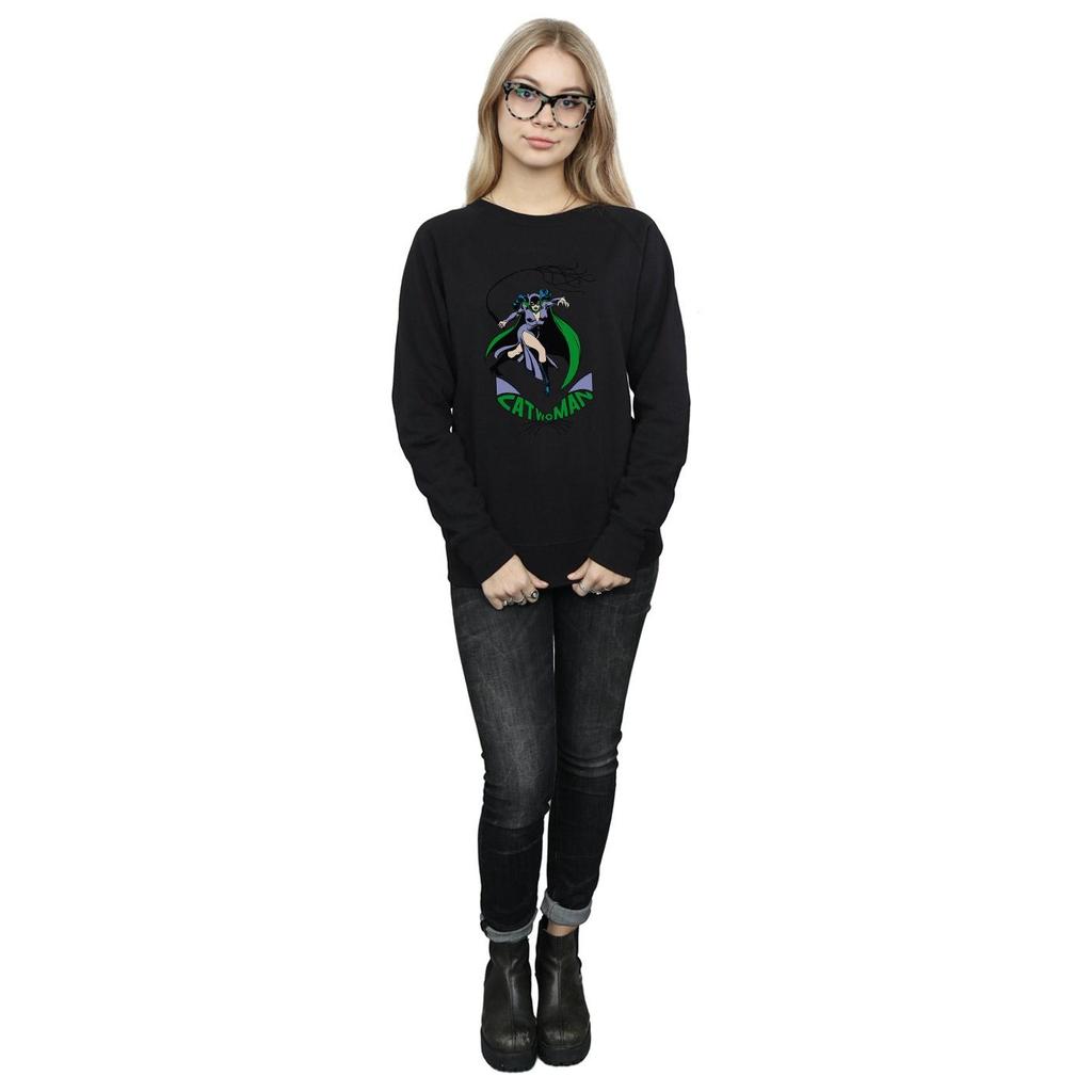 DC Comics Womens/Ladies Catwoman Whip Sweatshirt