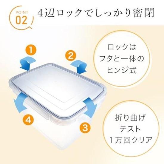 Iwasaki Kogyo Lastro Wear SL Jumbo Case Storage Container 6 Liters Airtight Rice 5kg B-2895 KN