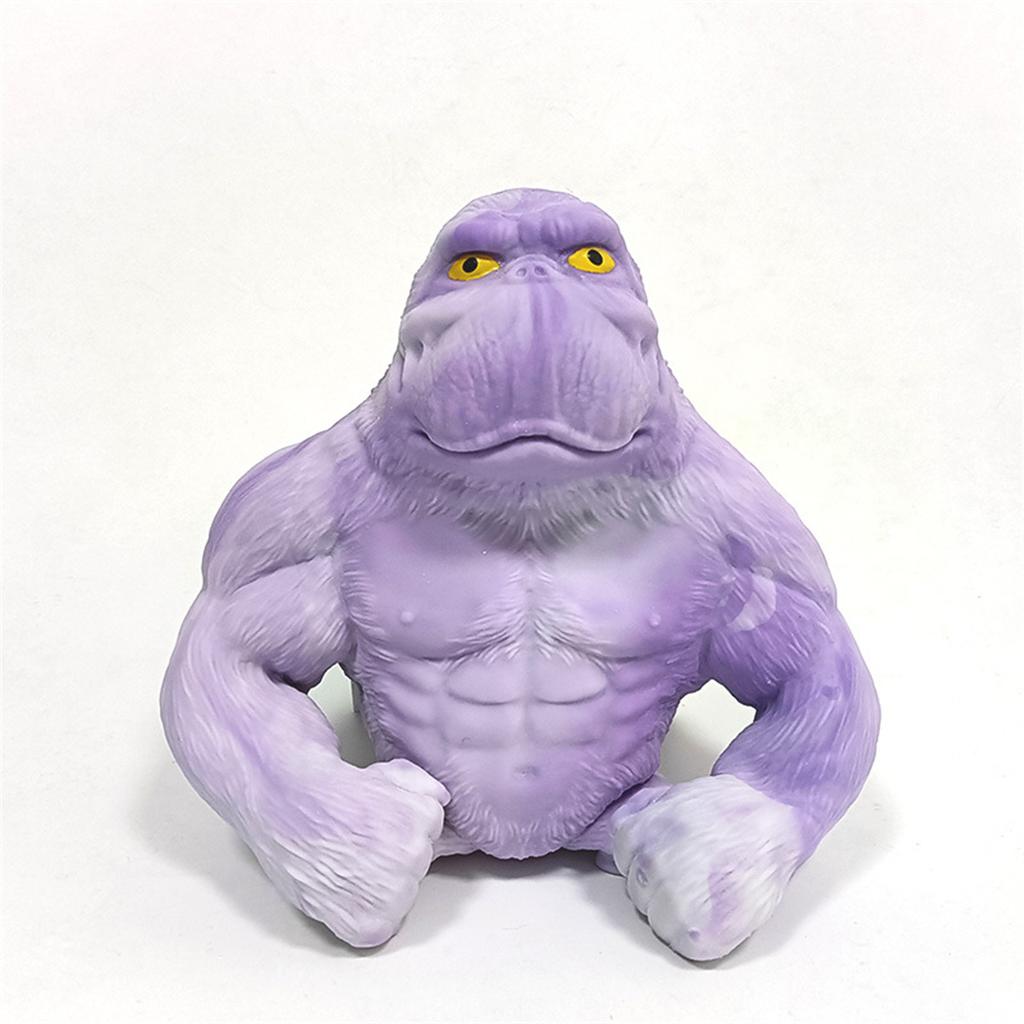 Klembar apeleketøy Strekkbar Lim-Sand Fylt Gummi Gorilla Elastisk Strekkbar Autisme Avspenningsleketøy Voksne Barn Gave