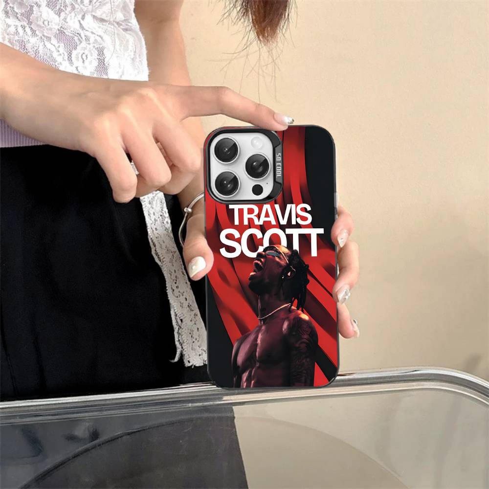 Luksusowe etui na telefon T-Travis S-Scott Cactus Jack Dla IPhone 17 16 15 14 Pro MAX Matowe Odporne na wstrząsy Tył Zapobiegające upadkom Matowa osłona