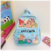 Cute Cartoon Capybara Backpack Ultra-light Pattern Children's School Bags Breathable Book Bag