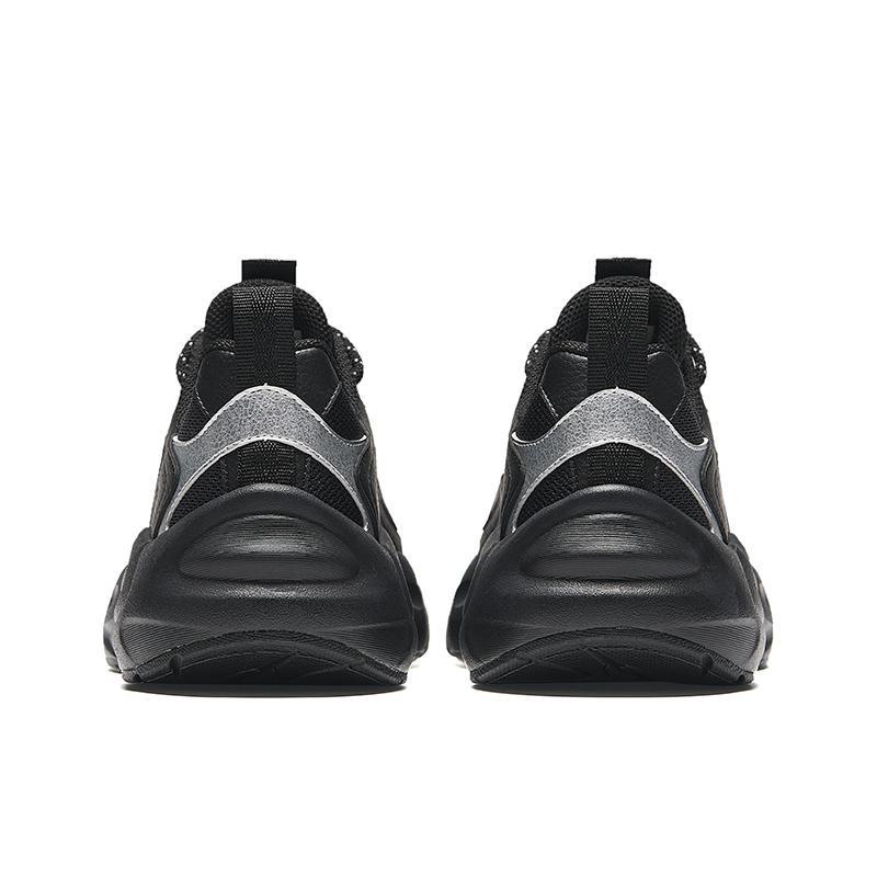 Anta Xingfeng Men Low-top Dad Shoes Black Silver 912438805-6