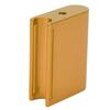 Aluminum Alloy Leather Edge Slicker Burnisher DIY Leather Craft Trimming Polishing Tool (Gold)