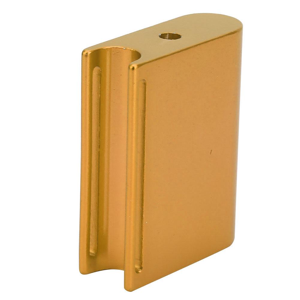 Aluminum Alloy Leather Edge Slicker Burnisher DIY Leather Craft Trimming Polishing Tool (Gold)