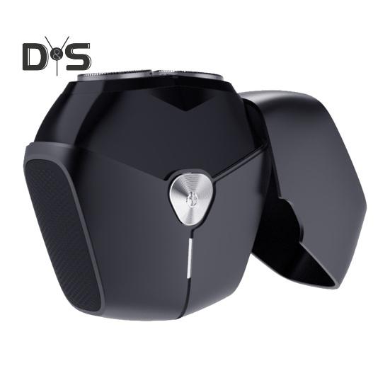 Herr Elektrisk Rakapparat Vattentät Typ-C Uppladdningsbar Mini Rese Roterande Rakapparat Bärbar Hår Skäggtrimmer Borttagningsverktyg Pappa Pojkvän Gåva