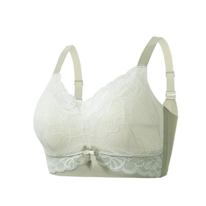 

мода Немає сталевого кільця, латексне регулювання, бічна колекція грудної білизни зручна та приємна до шкіри 95C світло-жовтого кольору