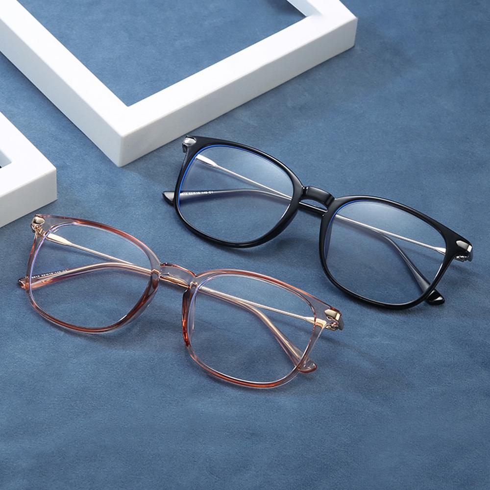 LG8815 Blue Light Blocking Glasses Frame Light Plastic Metal Eyeglasses Frame for Man and Woman Anti Glare Filter Computer Game Reading Eyeglasses