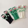 Fashionable Women Girl's Novelty Cartoon Leg Covers Footwear Funny 3D Ugly Frogs Dolls Knitted Leg Warmers Boot Toppers