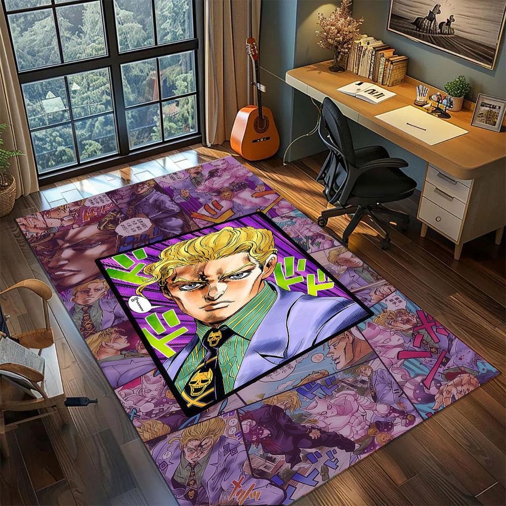 

Jonathan Joestar JoJo Carpet for Living Room Bedroom Home Decor Cool Movie Mat Play Floor Mat 60x90cm