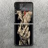 Bloodborne Game Print Case For Samsung Galaxy Z Flip 3 4 5 6 7 5G Phone Shell Flip7 Flip6 Flip5 Flip4 Flip3 Pattern Cover For Sa