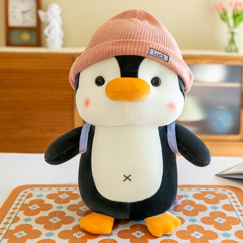 

Cute Travel Penguin Doll Children s Comfort Pillow Travel Cushion Grab Machine Doll Activity Gift 23cm【0.15kg】