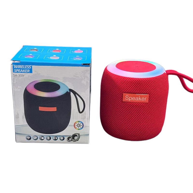 Bezprzewodowy Głośnik Bluetooth Wodoodporny Kolorowe Światła RGB Efekt Dźwięku Stereo Bas Ładowanie Przenośny Głośnik