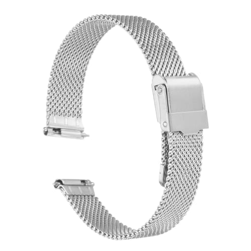 

uxcell 316L Stainless Steel Mesh Watch Band, 13mm Quick Release Adjustable Metal Watch Strap for Men and Women, Silver Tone