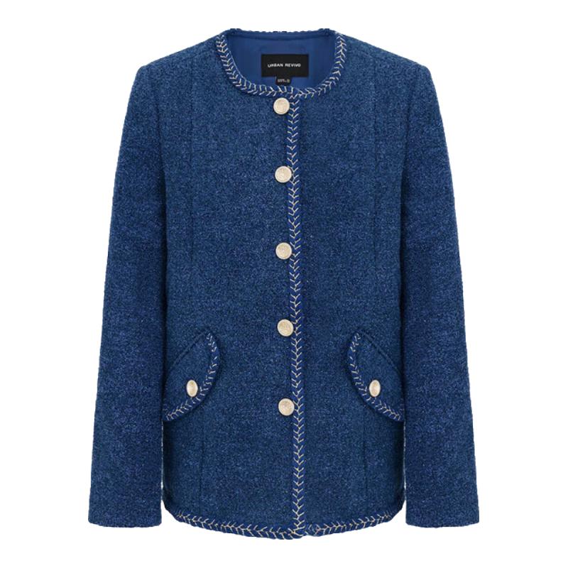 

Женская джинсовая куртка UR с блестящей отделкой S