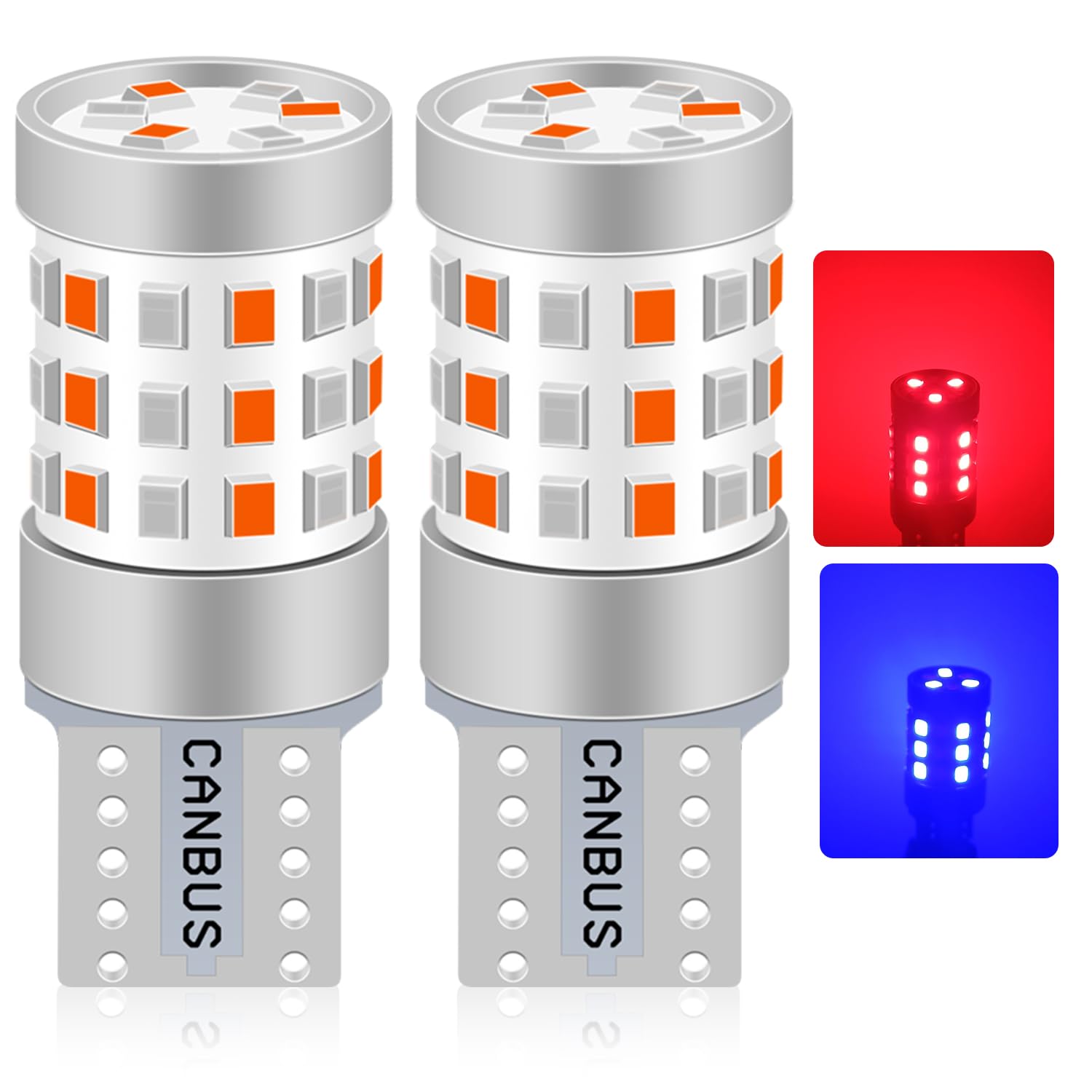 

Fenikso T10 LED Position Lamp, Blue & Red 2 Color Switching, Room Lamp, Meter 2 синий