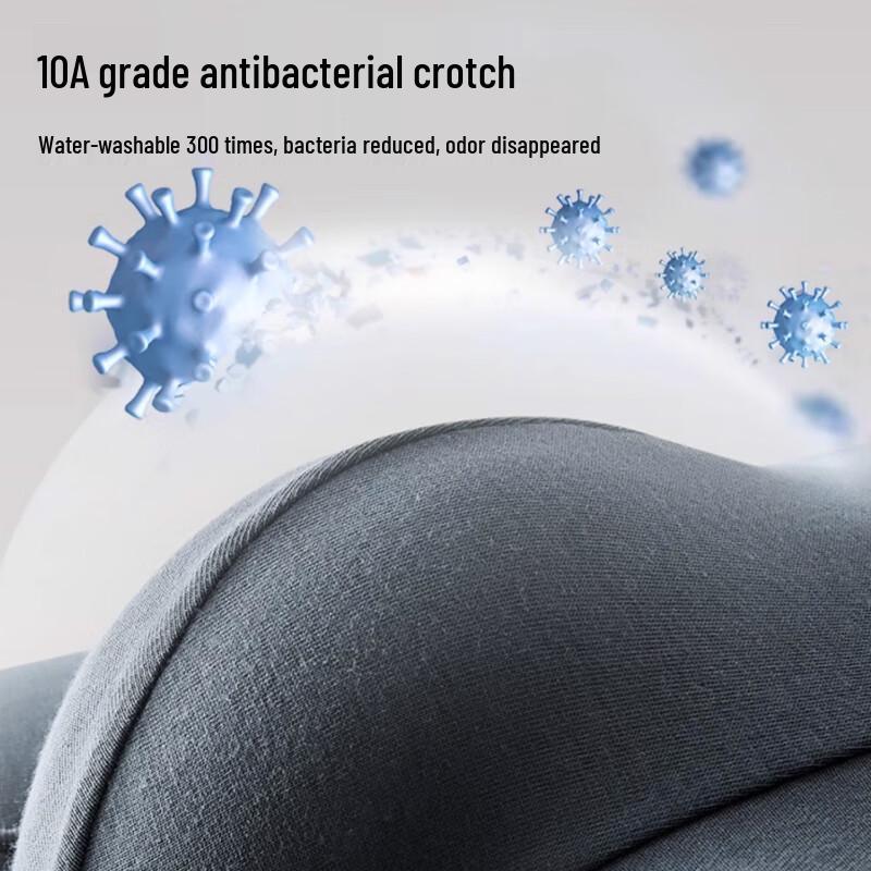 MaoRen Men's Antibacterial Cotton Boxer Briefs 4-Pack