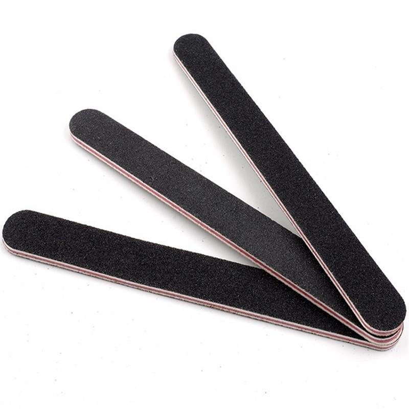10 Pcs Sanding Nail File Nail Art Buffer Salon Glitter Tools Sandpaper