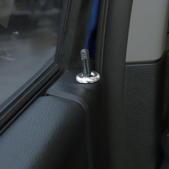 Car Door Lift Bolt Lock Pin Trim Accessories For Dodge Ram 1500 2010-2025 Chrome