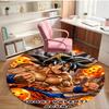 DRAGON BALL Print Round Rug, Washable Floor Carpet, For Entryway Dorm Laundry Room Office Study, Home Decor Birthday Christmas Gift