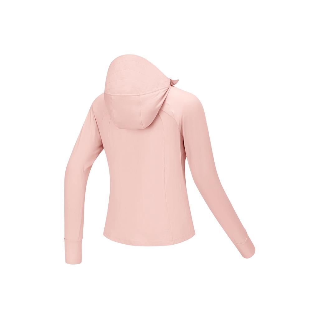 Skechers Cool Dry UV Protection Lightweight Slim Fit Hooded Sports Jacket Women Jacket Cloud-Pink P225W123-053G