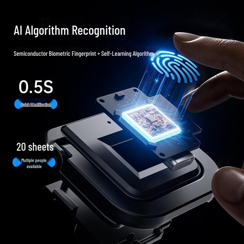 Smart Electronic Fingerprint & Password Lock for Drawers & Cabinets