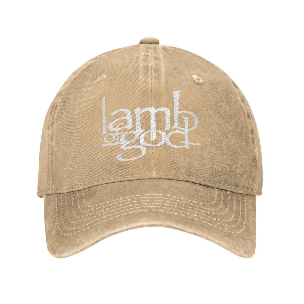 Lamb Of God Band Logo Baseball Cap Accessories For Unisex Music Fans Adjustable Trucker Hat
