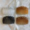 11 Teeth Inserted Combs Plastic Hair Accessories Multi-purpose Simple Hair Clip Combs  Women