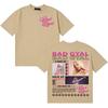 Rapper Bad Gyal Trendy Album 2025 Graphic TShirt Unisex Women Vintage High Quality Short Sleeve Tee Shirt Hip Hop Cotton Tshirts