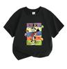 Kids Boys Girls 100% Cotton Crew Neck Short Sleeve T-Shirt,