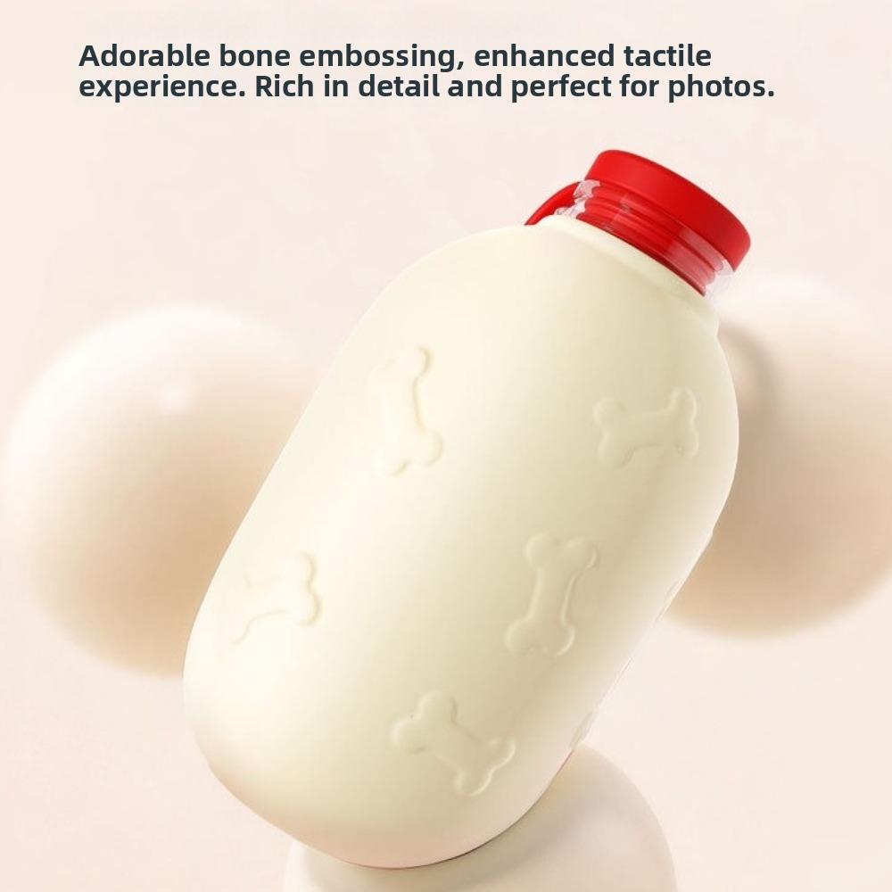 300 ML Portable Dog Drinking Cup 2-in-1 Collapsible Dog Drinker Foldable Pet Water Bottle  Outdoor