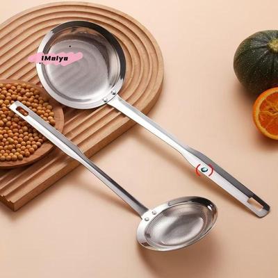 1 Pezzo Schiumarola per Grasso a Rete Fine in Acciaio Inossidabile con Manico Filtro Schiuma Olio Grasso Strumento Colino da Cucina per Cucinare