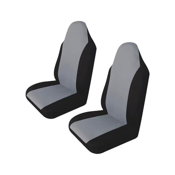 ideamall Seat Cover, Car Cover, Universal, Stain-Proof, Driver and Passenger Seat, Set of 2 (Gray)