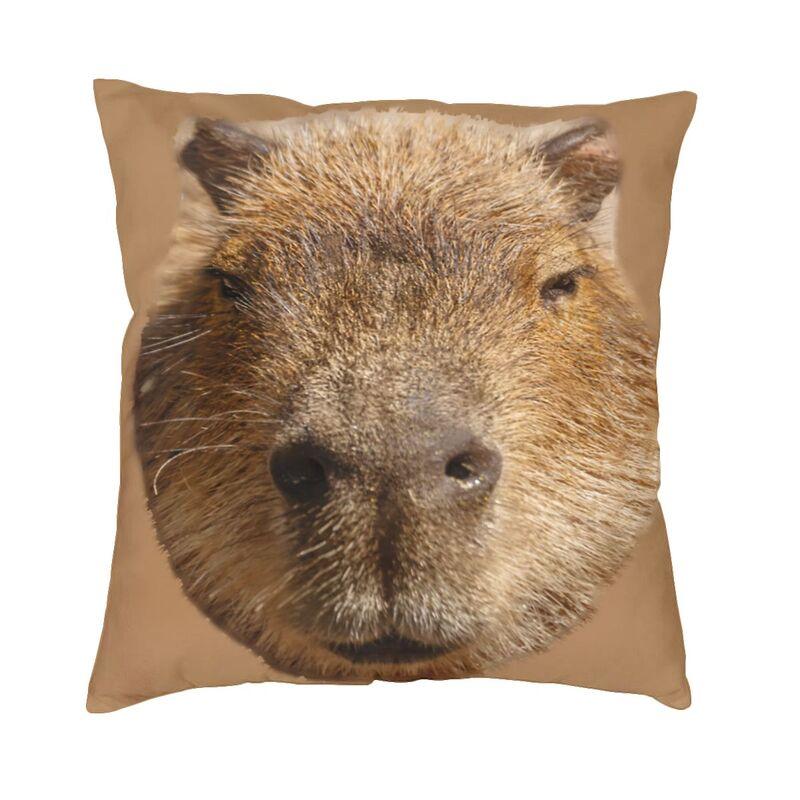 

Nordic Dont Worry Be Capy Cute Capybara Sofa Cushion Cover Soft Animal Pillow Case Home Decor Pillowcase 30x30cm