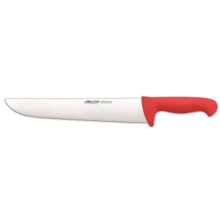 Couteau de boucherie - ARCOS - Prof 291922 - Acier inoxydable NITRUM - Lame 30 cm - Ergonomique