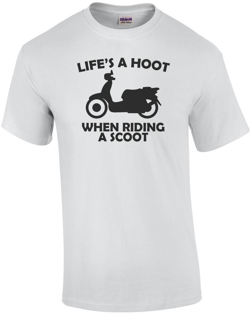 Lifes A Hoot When Riding A Scoot T-Shirt Unisex T-Shirt