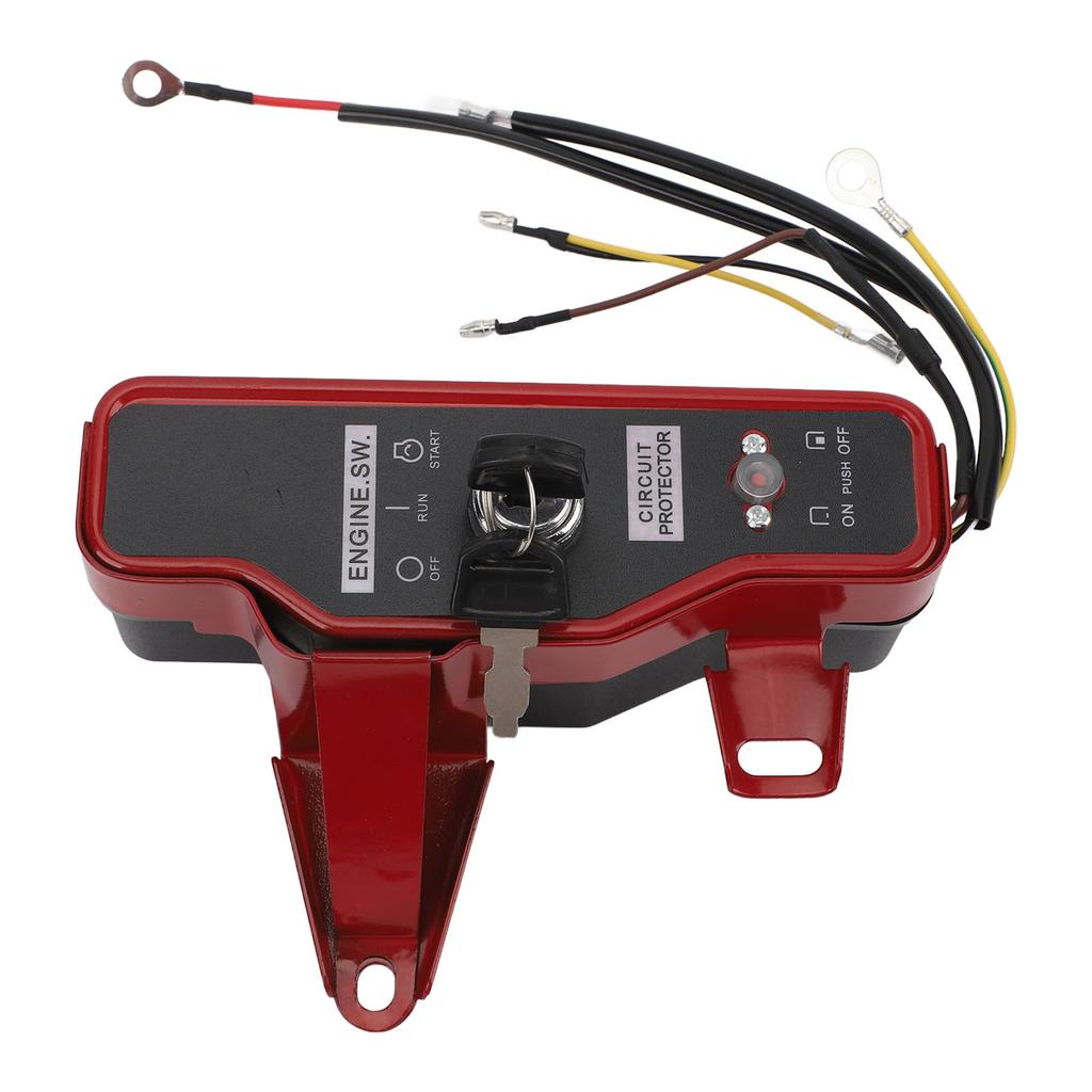 Ignition Key Switch Box Fast Start Sturdy Engine Ignition Switch Control Box with 2 Keys for GX160 5.5HP for GX200