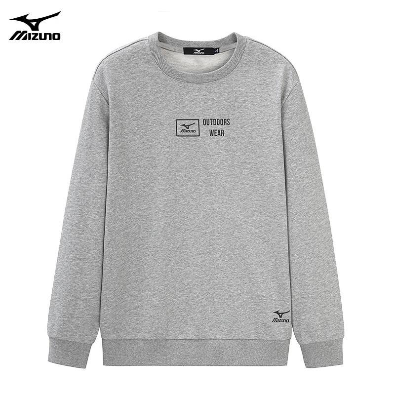 Mizuno Men s Casual Round Neck Pullover Sweatshirt 3XL