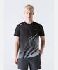 DESCENTE Men'S Engineered Run Mesh Short Sleeve T-Shirt Black Sr321Rts82