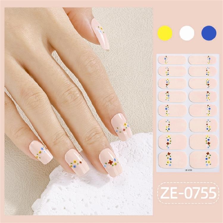 Valentine's Day Full Wrap Nail Stickers Nails Polish Strips Adhesive DIY Nails Art Decals Manicure Accessories