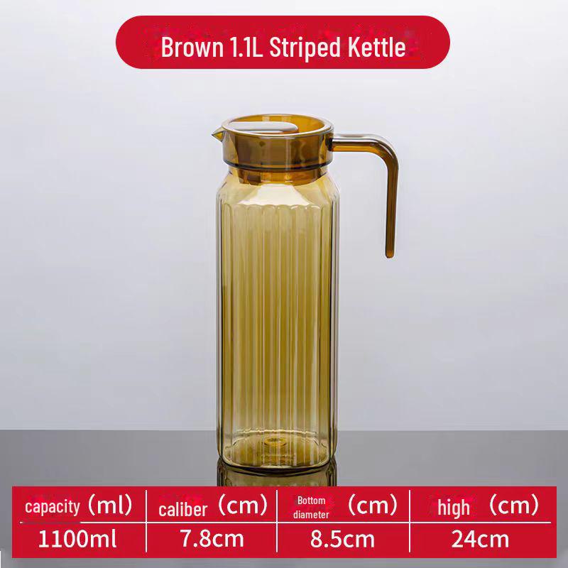 Large Capacity Cold Water and Beverage Kettle - High-Temperature Resistant Acrylic Plastic for Commercial Use