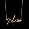 Atoztide Personalized Custom Name Necklaces for Women Stainless Steel Zircon Nameplate Pendant Blade Chain Birthday Jewelry Gift