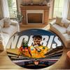 Lando Norris Print Round Rug, Washable Floor Carpet, For Entryway Dorm Laundry Room Office Study, Home Decor Birthday Christmas Gift